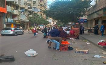 حملات مكثفة لضبط المخالفات بشوارع الإسكندرية