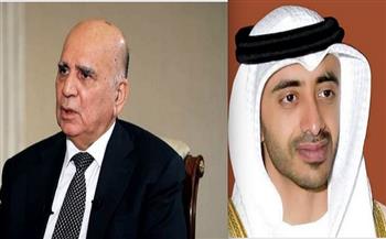 وزيرا خارجية الإمارات والعراق يبحثان التعاون الثنائي والقضايا ذات الاهتمام المشترك
