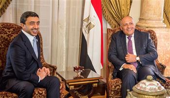 وزيرا خارجية مصر والإمارات يناقشان الأمن والاستقرار بالمنطقة 