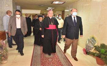 سفير الفاتيكان بمصر يشيد بالتطور الذي تشهده البلاد في عهد الرئيس السيسي