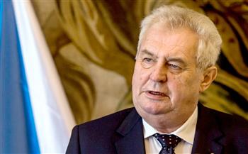 الرئيس التشيكي يستأنف اجتماعاته بعد تحسن حالته