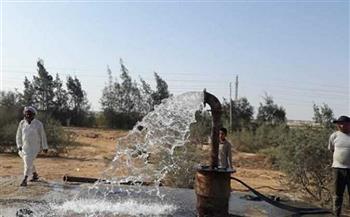 إصلاح بئر مياه معطلة في تجمع الشياحة بوسط سيناء
