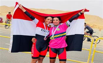 3 ميداليات متنوعة لمصر في اليوم الثالث للبطولة العربية للدراجات