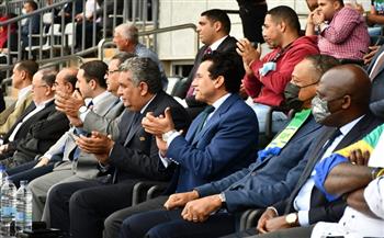 وزير الرياضة يؤازر المنتخب في مباراته أمام الجابون باستاد برج العرب بالإسكندرية   