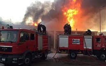 انتداب الأدلة الجنائية لمعاينة حريق محل تجاري ببولاق الدكرور 