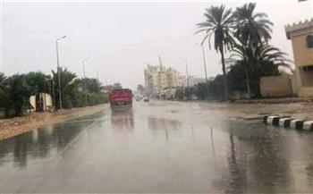 شمال سيناء تتعرض لسقوط أمطار متوسطة وانخفاض في درجة الحرارة