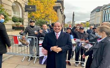 "حبيب الجميع".. إشادة واسعة بلقاء الرئيس السيسي مع الجالية المصرية في اسكتلندا