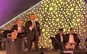 المطرب زياد برجي يشعل حفل مهرجان الموسيقى العربية 