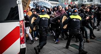 سقوط جرحى في إطلاق نار للشرطة الهولندية خلال احتجاج على إجراءات "كوفيد"