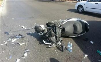 مصرع شخصين في حادث دراجة نارية بسوهاج