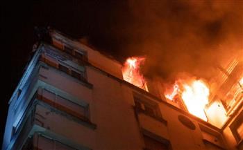إخماد حريق شقة في كمبوند بمدينة 6 أكتوبر 