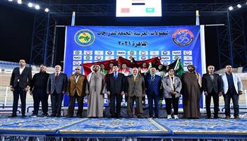 وزير الرياضة يشهد حفل توزيع جوائز البطولة العربية لدراجات المضمار