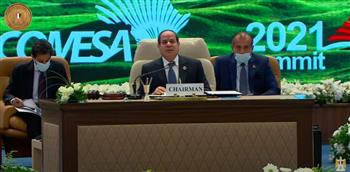 الرئيس السيسي: مصر حريصة على تكثيف التعاون مع دول «الكوميسا»