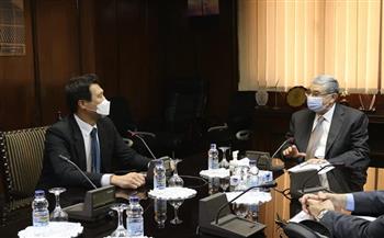 وزير الكهرباء يلتقى السفير الكوري لبحث سبل تعزيز التعاون المشترك