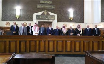 رئيس «القضاء الأعلى» يستقبل وفدًا قضائيًا سعوديًا