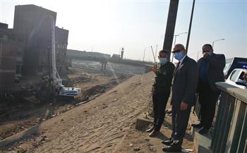 محافظ القليوبية يوجه بإزالة باقي المباني المتعارضة مع أعمال توسعة الطريق الدائري غرب شبرا الخيمة