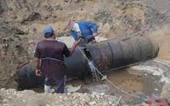 مياه الشرب بشمال سيناء: إصلاح خط مياه الشرب المغذى لبئر العبد