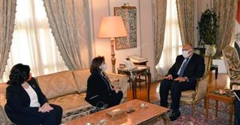 وزير الخارجية يلتقي مديرة الأمم المتحدة لتمكين المرأة