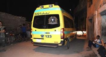 إصابة 3 أشخاص في حادث انقلاب سيارة ملاكي بسوهاج