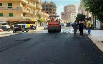 استكمال رصف 4 شوارع بـ أبو حمص بـ 15 مليون جنيه