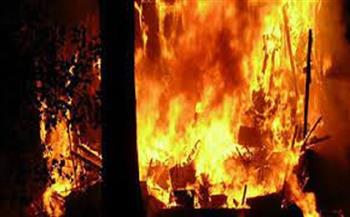 انتداب المعمل الجنائي لمعاينة حريق بالأشجار في جامعة المنيا