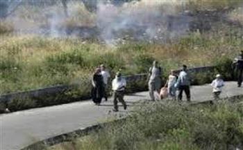 مستوطنون يهاجمون المركبات ويغلقون طريق جنين - نابلس