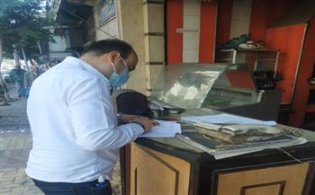 ضبط 14 مطعم وكافيتريا بدون ترخيص بغرب الإسكندرية