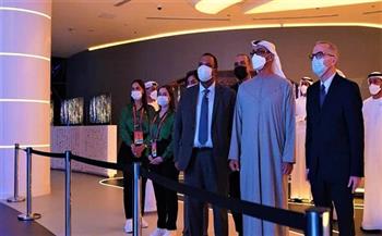  ولي عهد أبوظبي يزور الجناح المصري بمعرض إكسبو 2020 دبي
