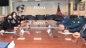 قائد الجيش اللبناني يلتقي مساعدة وزير الدفاع الأمريكي بالبنتاجون