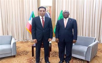  السفير المصري في مالابو يبحث مع وزير خارجية غينيا الاستوائية سبل تعزيز التعاون بين البلدين