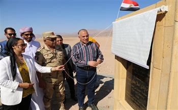 وزير الري يفتتح أعمال الحماية من أخطار السيول بجنوب سيناء