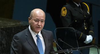 الرئيس العراقي: محاولة اغتيال الكاظمي جريمة نكراء.. ولن نقبل بجر البلاد إلى الفوضى
