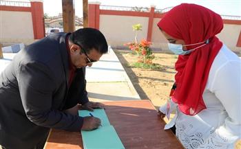 وكيل تعليم الوادي الجديد يتفقد سير العمل بالمدرسة المصرية اليابانية