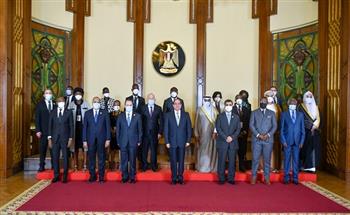 الرئيس: رؤية مصر للتعاون بين الدول تقوم على احترام اختلاف منظومة الثقافات والتقاليد والقيم