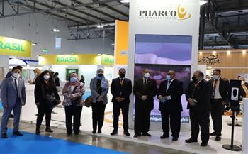 وفد هيئة الدواء يتفقد جناح 6 شركات مصرية بمعرض Worldwide 2021 _ CPhI
