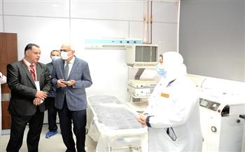 افتتاحات جديدة بمستشفى المنصورة الجامعى