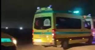 إصابة شاب إفريقي صدمته سيارة مسرعة أثناء عبوره الطريق فى الشيخ زايد