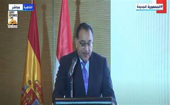 مدبولي: بروتوكول تعاون بين مصر وإسبانيا بـ 400 مليون يورو