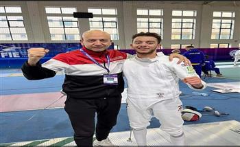 محمد السيد يفوز بذهبية كأس العالم لسيف المبارزة بأوزبكستان