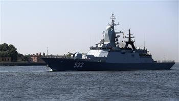 روسيا تختبر أسلحة سفينة عسكرية جديدة