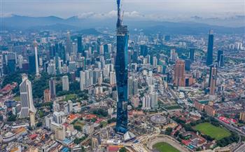 ثاني أعلى مبنى في العالم يقترب من الاكتمال