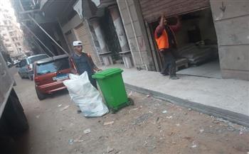 محافظ الدقهلية يتابع أعمال منظومة جمع القمامة من المنازل بنطاق حي غرب المنصورة