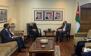 وزير الخارجية الاردني يلتقي الممثلة الخاصة للأمين العام للأمم المتحدة في العراق