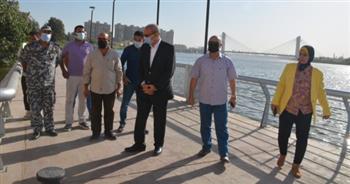 محافظ القليوبية يتفقد أعمال تطوير قصر محمد علي وتوسعة الطريق الدائري