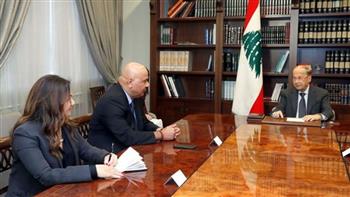 الرئيس اللبناني يلتقي المدير الإقليمي لمجموعة البنك الدولي في منطقة الشرق الأوسط