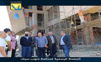محافظ جنوب سيناء يتابع تطور الأعمال بمبنى مجلس مدينة شرم الشيخ الجديد