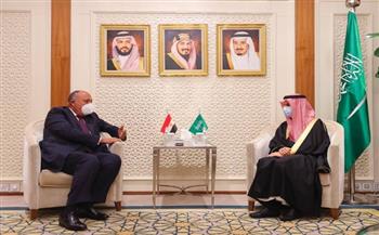 وزيرا خارجية مصر والسعودية يرأسان اجتماع لجنة المتابعة والتشاور السياسي