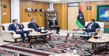 المنفي والسفير الألماني يبحثان مستجدات العملية السياسية في ليبيا