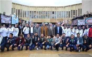 انطلاق فعاليات المعرض الكشفي السنوي لجوالي وجولات جامعة الإسكندرية
