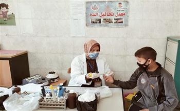 صحة المنيا تقدم الخدمات الطبية لـ 1673 مواطنا بقرية حلوة بمركز مطاي